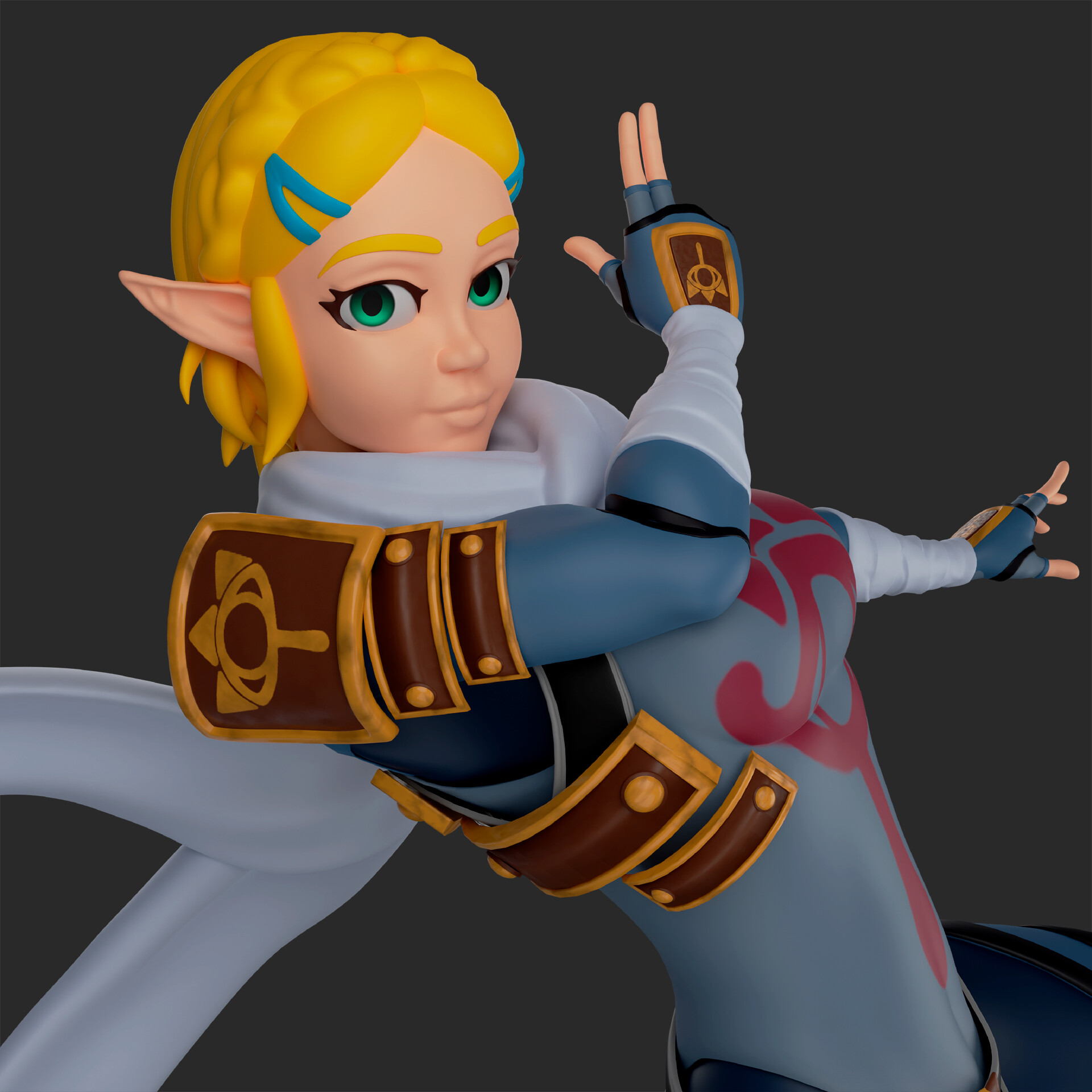 ArtStation - Zelda / Sheik - FanArt