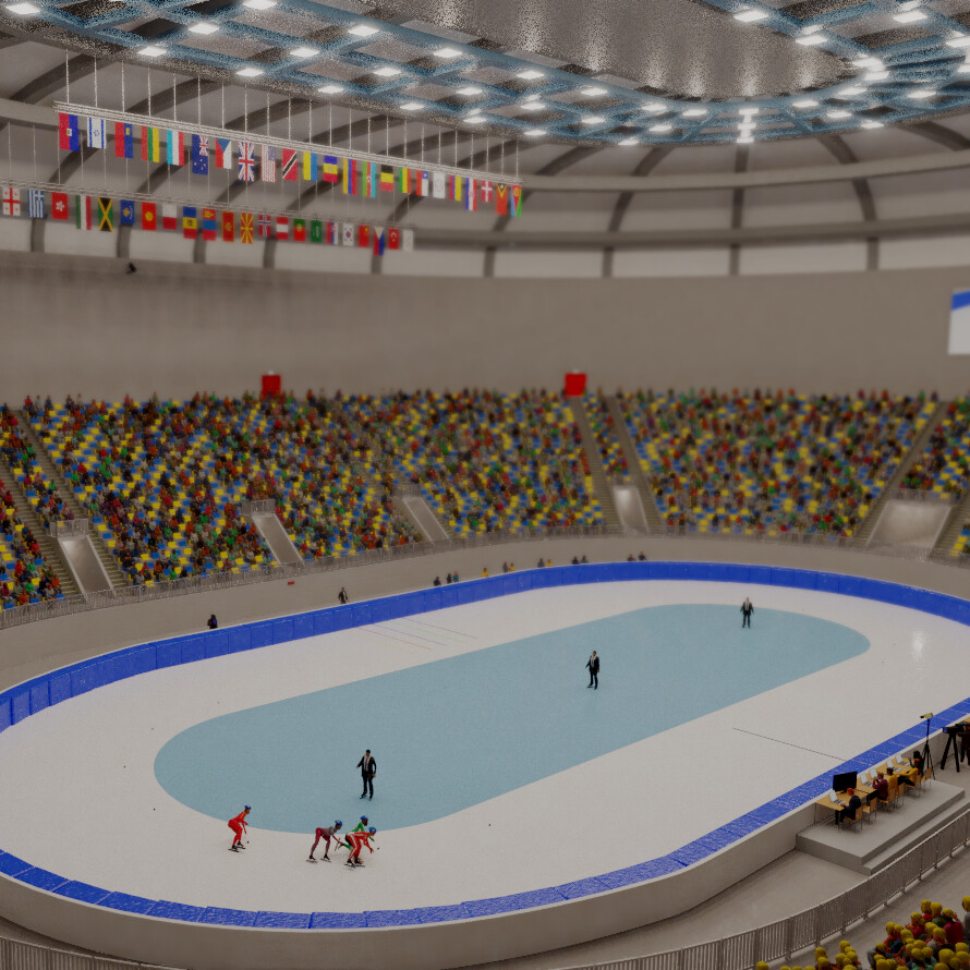 ArtStation - Short Track Speed Skating