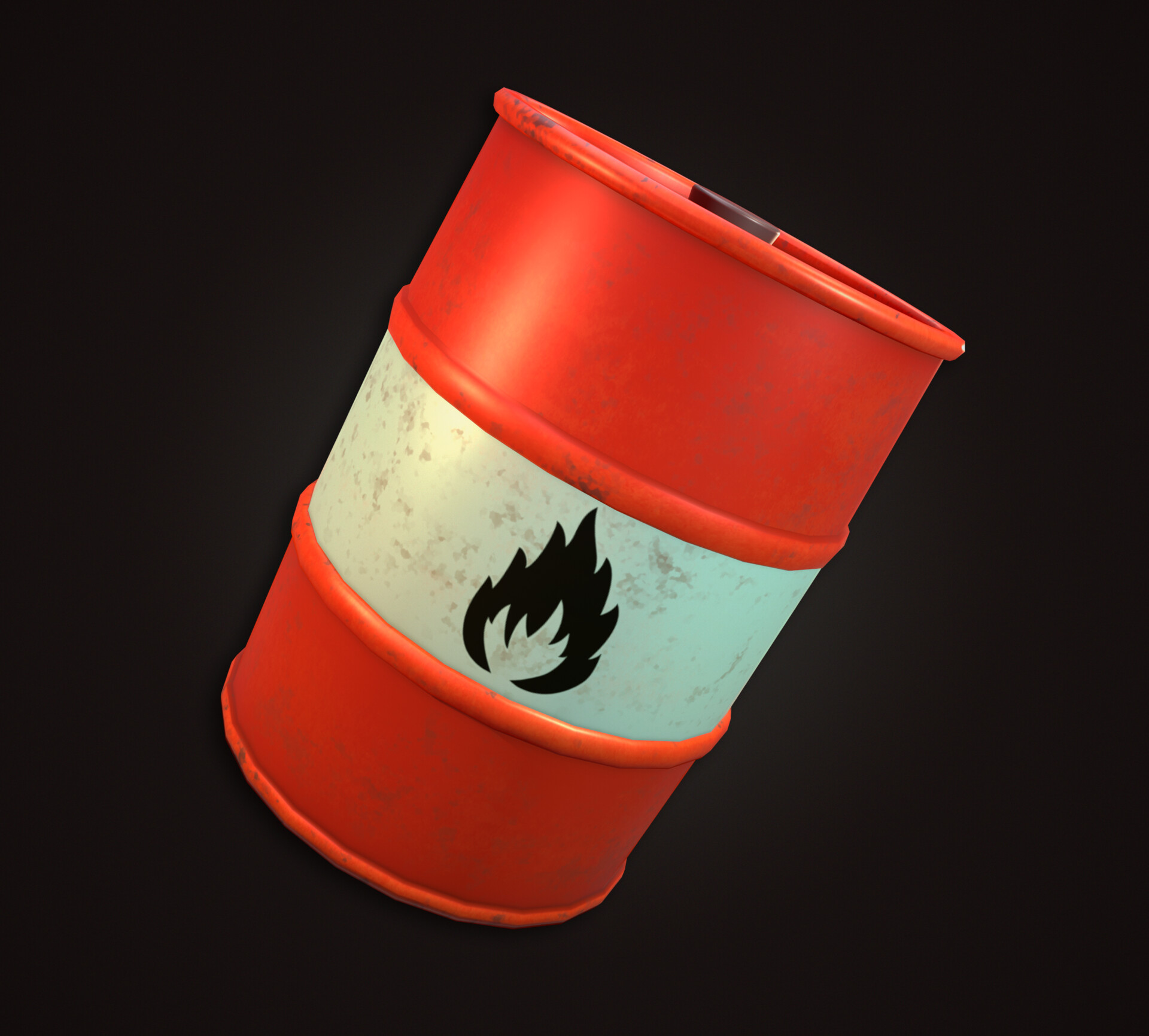 ArtStation - Stylized Explosive Barrel