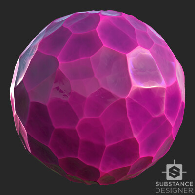 ArtStation - Stylised Crystal - Substance Designer