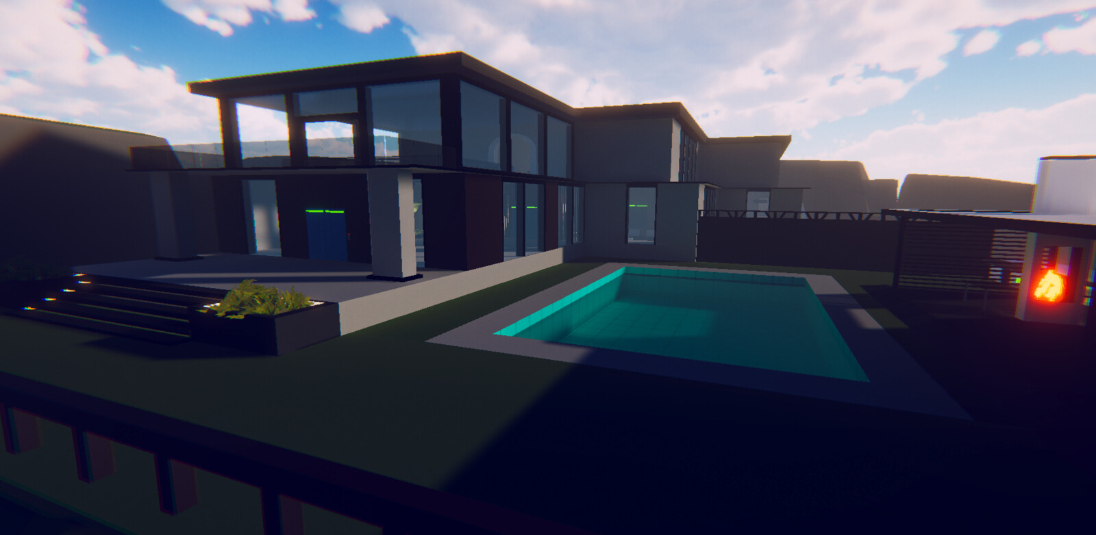 Level design: The Mansion (Blockout/Greybox)