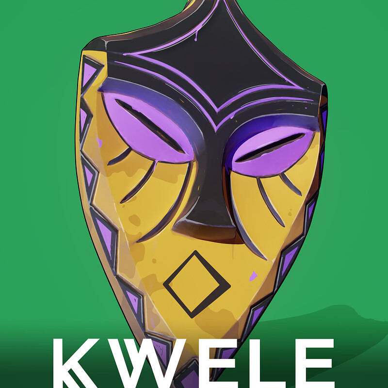 Stylized Kwele Mask