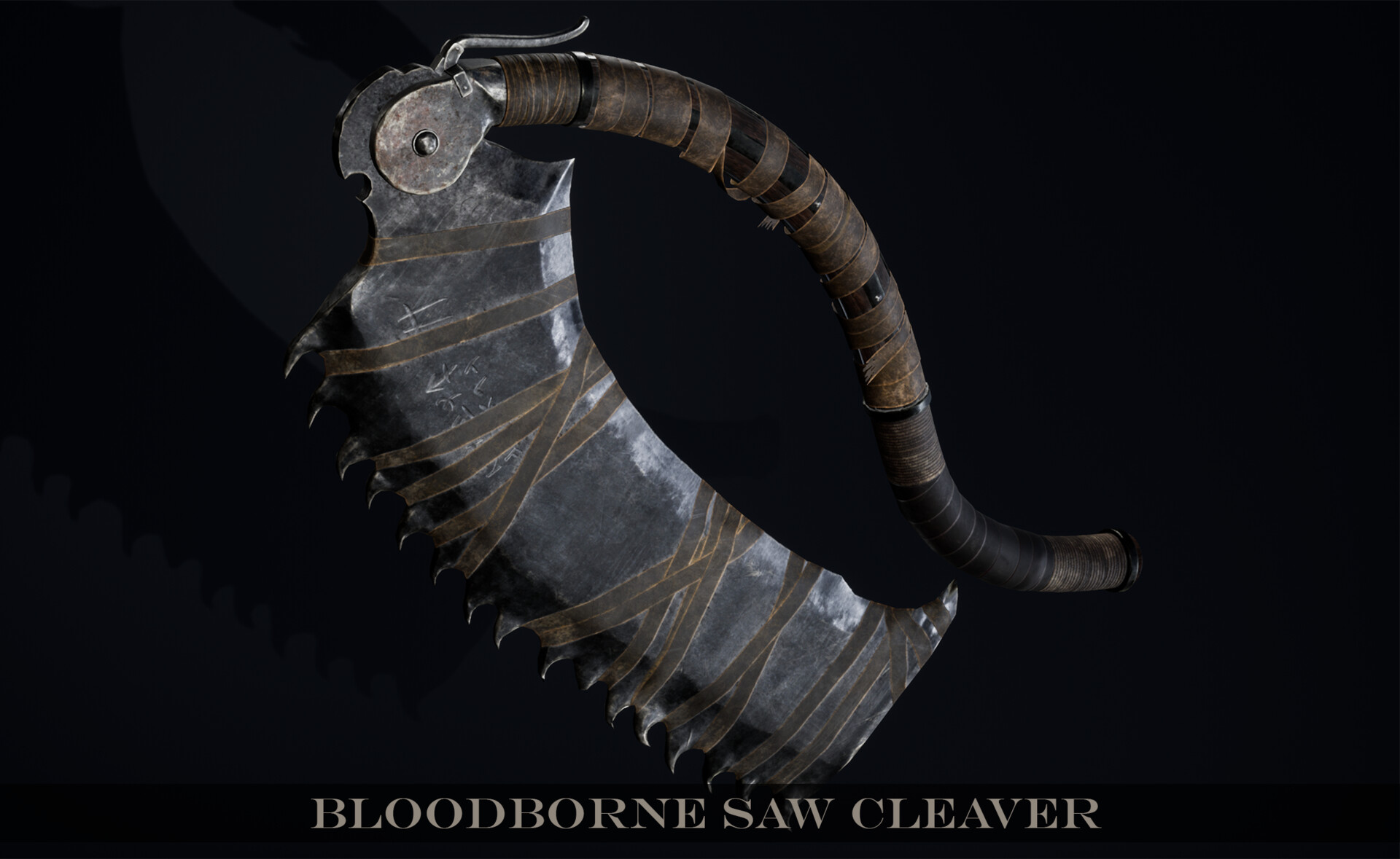 ArtStation Bloodborne Saw Cleaver