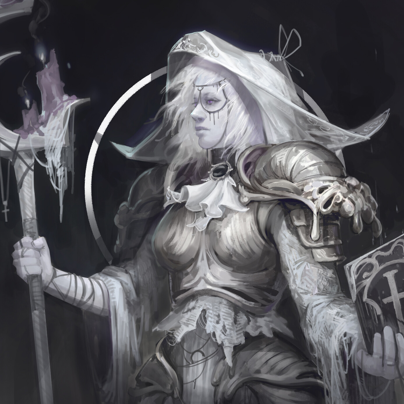 Artstation - Priestess Of Candles