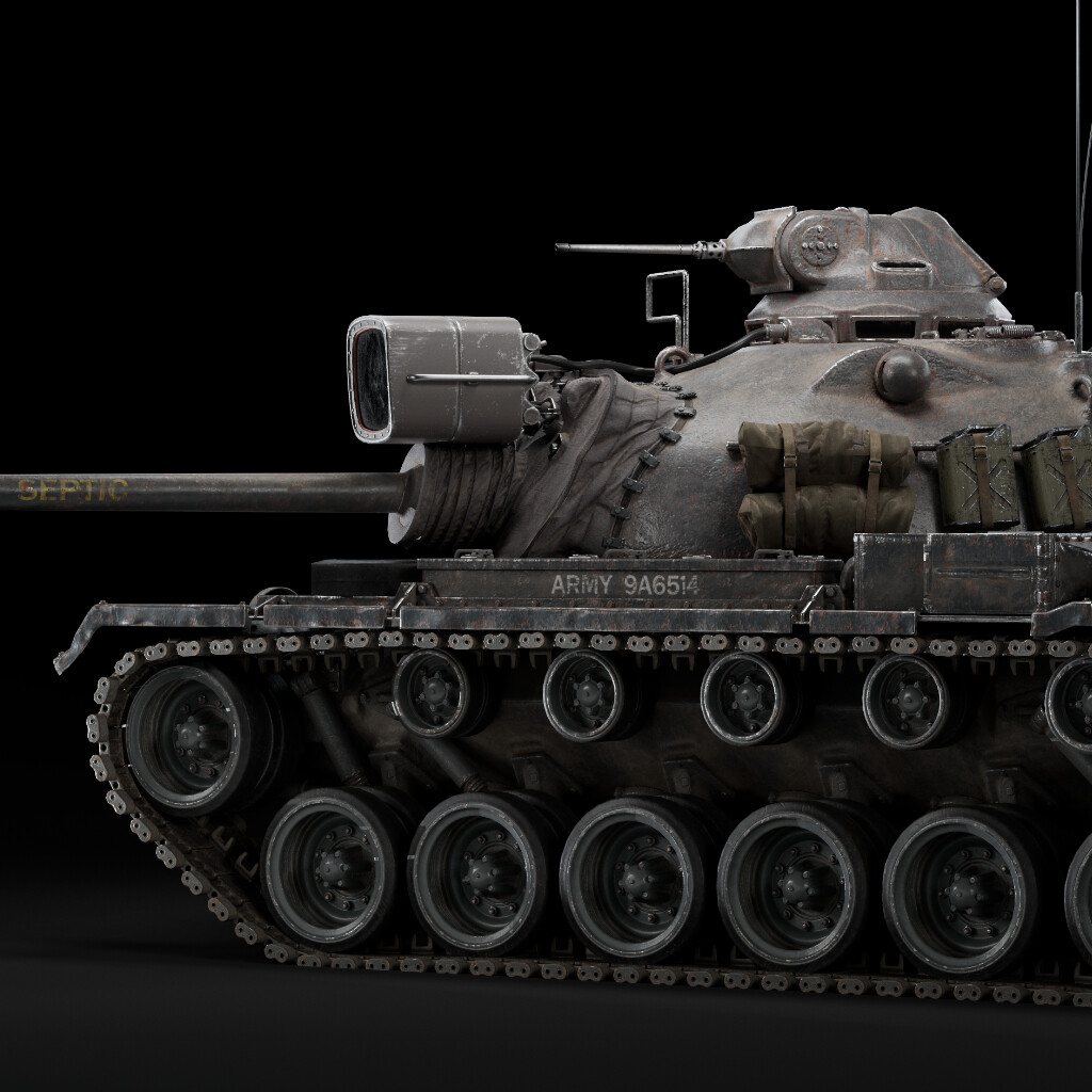 ArtStation - M48A3 Mod.B Patton