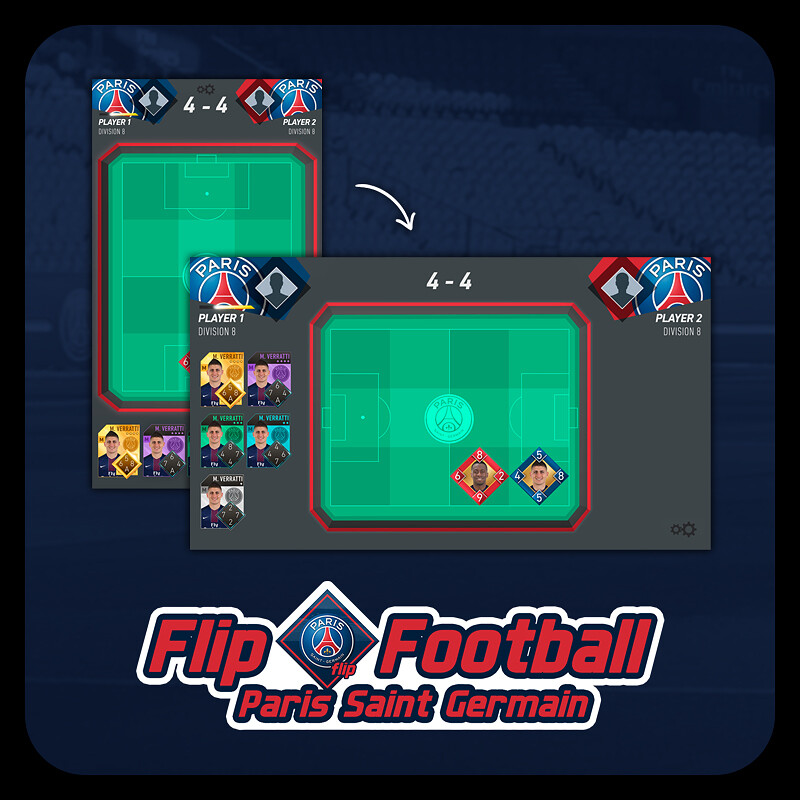 Flip Football PSG (Paris Saint Germain) ~ Facebook Gameroom Game Version: Game
