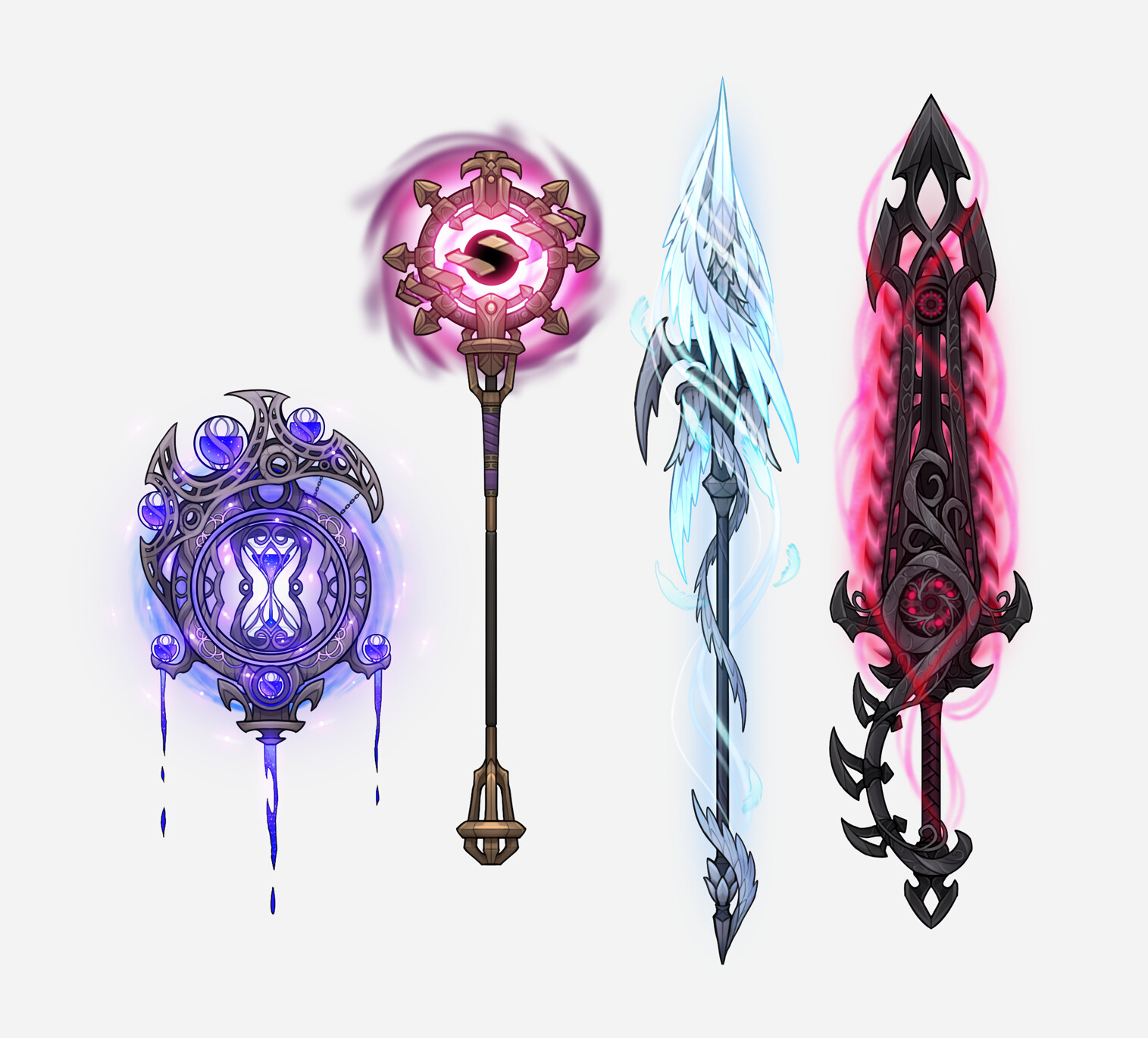 ArtStation Final Fantasy XIV Weapon Design Contest Entries