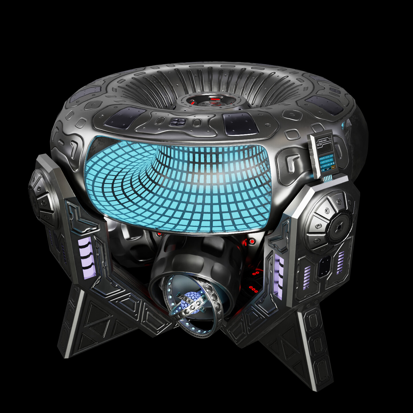 ArtStation - Sci-Fi Game Prop - Particle Accelerator