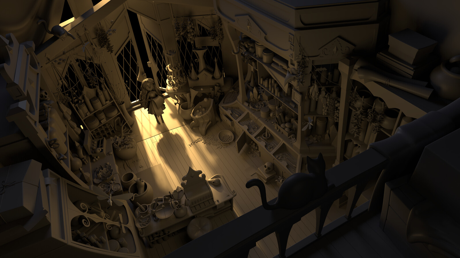 The Little Alchemist 3D Study