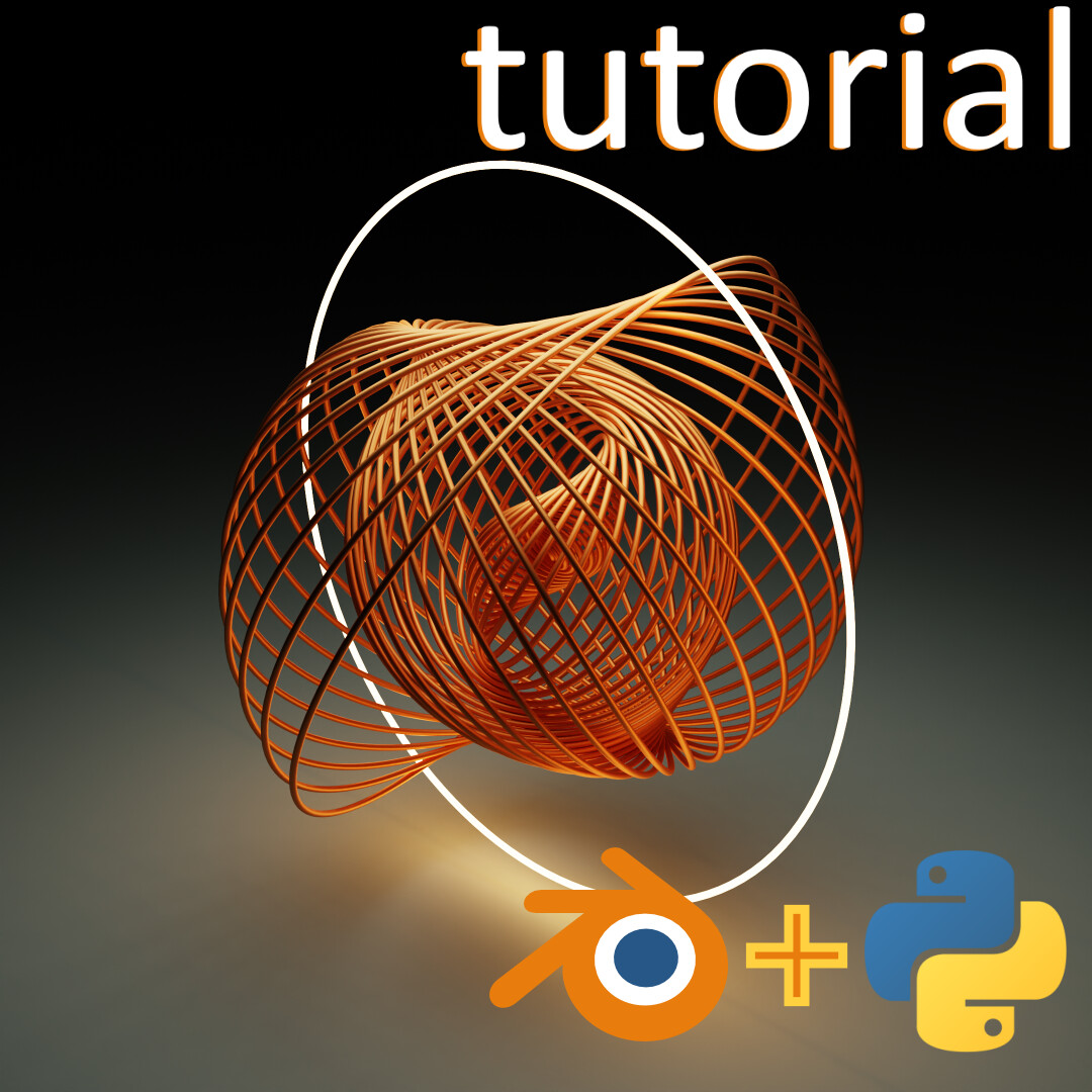ArtStation - Abstract Animation Loop with Python in Blender