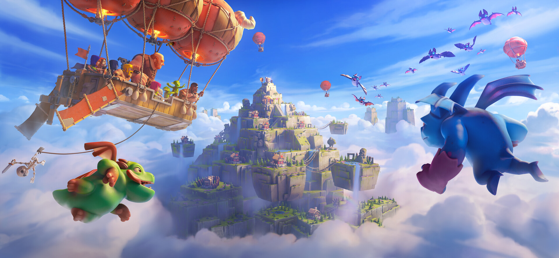 ArtStation Clash of Clans "Clan Capital Loading screen"