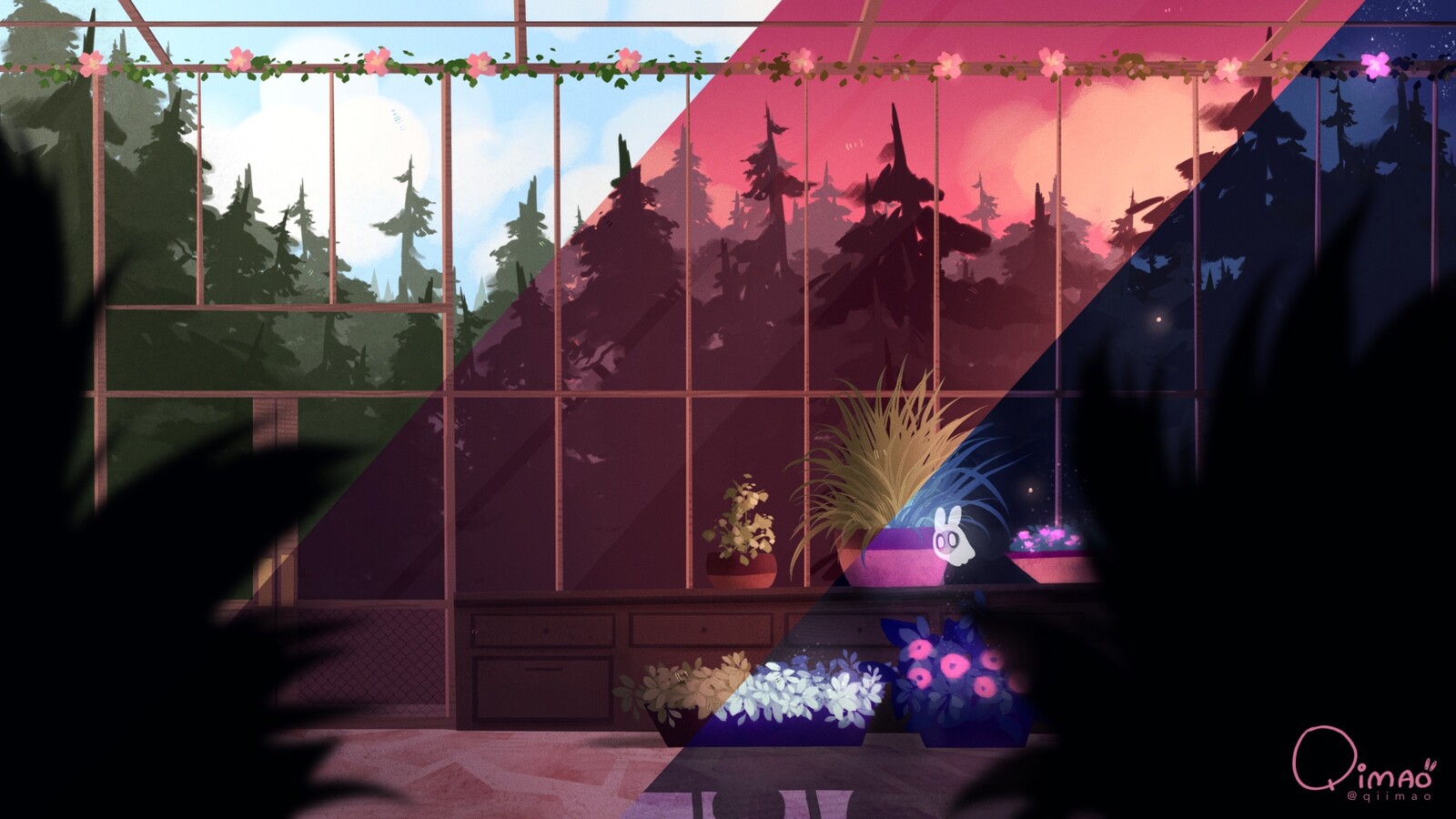Vis Dev - Greenhouse Different Times of Day