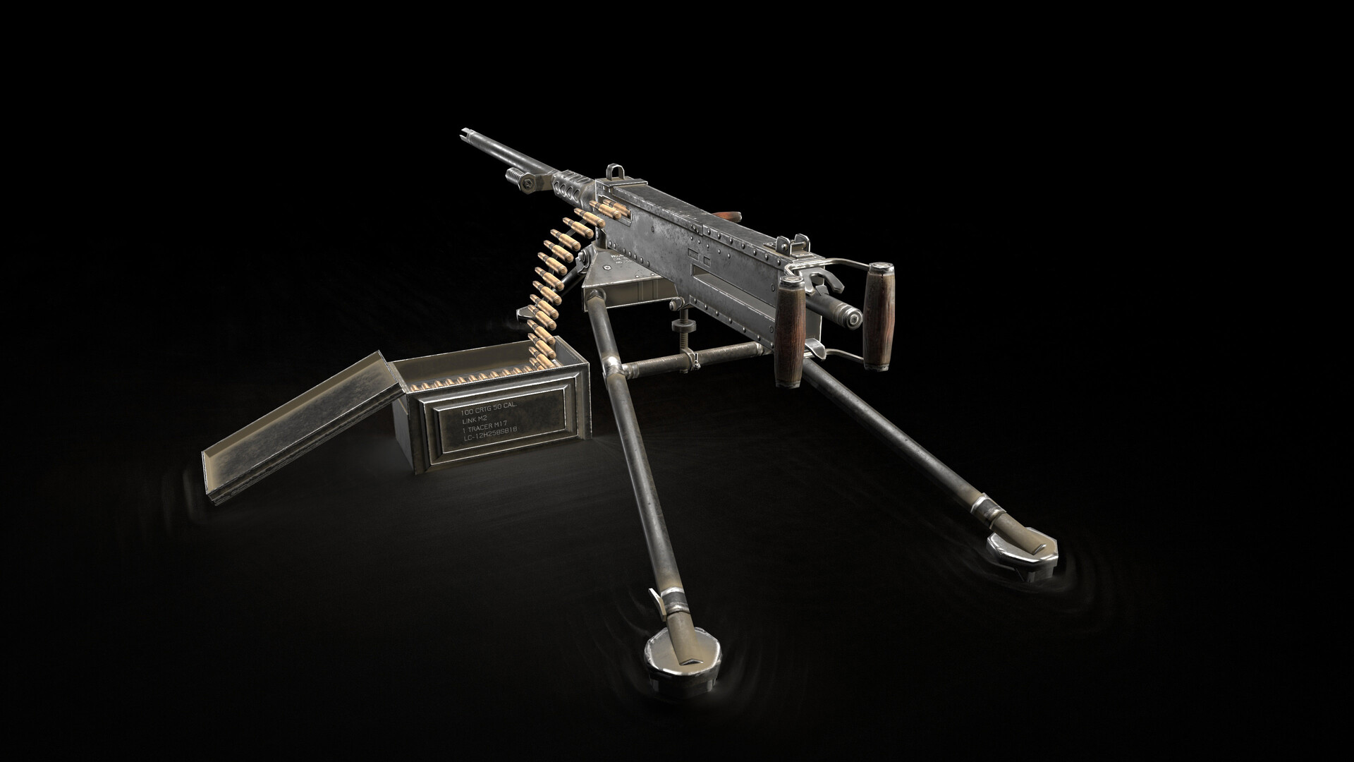 ArtStation - M2 Browning Heavy Machine Gun