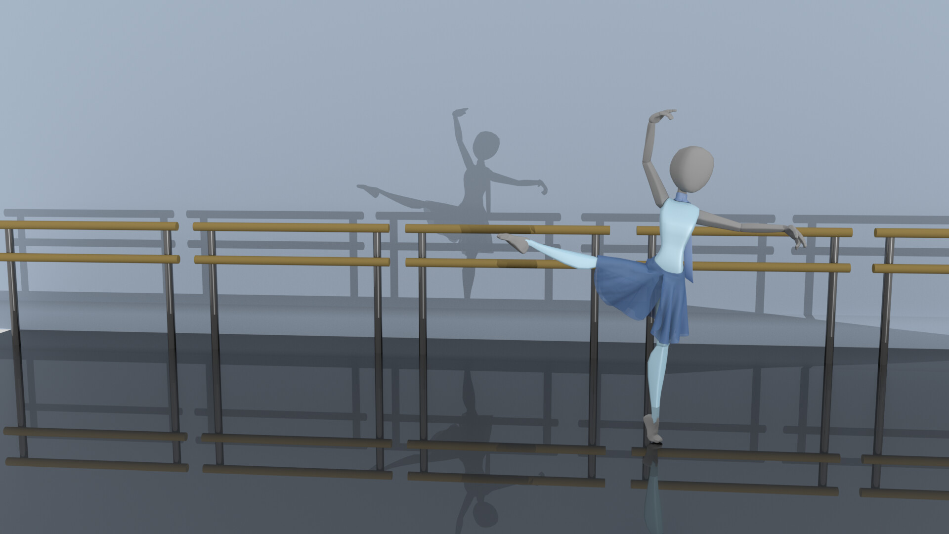 ArtStation - Ballet Cloth Sim: Skirt and Scarf