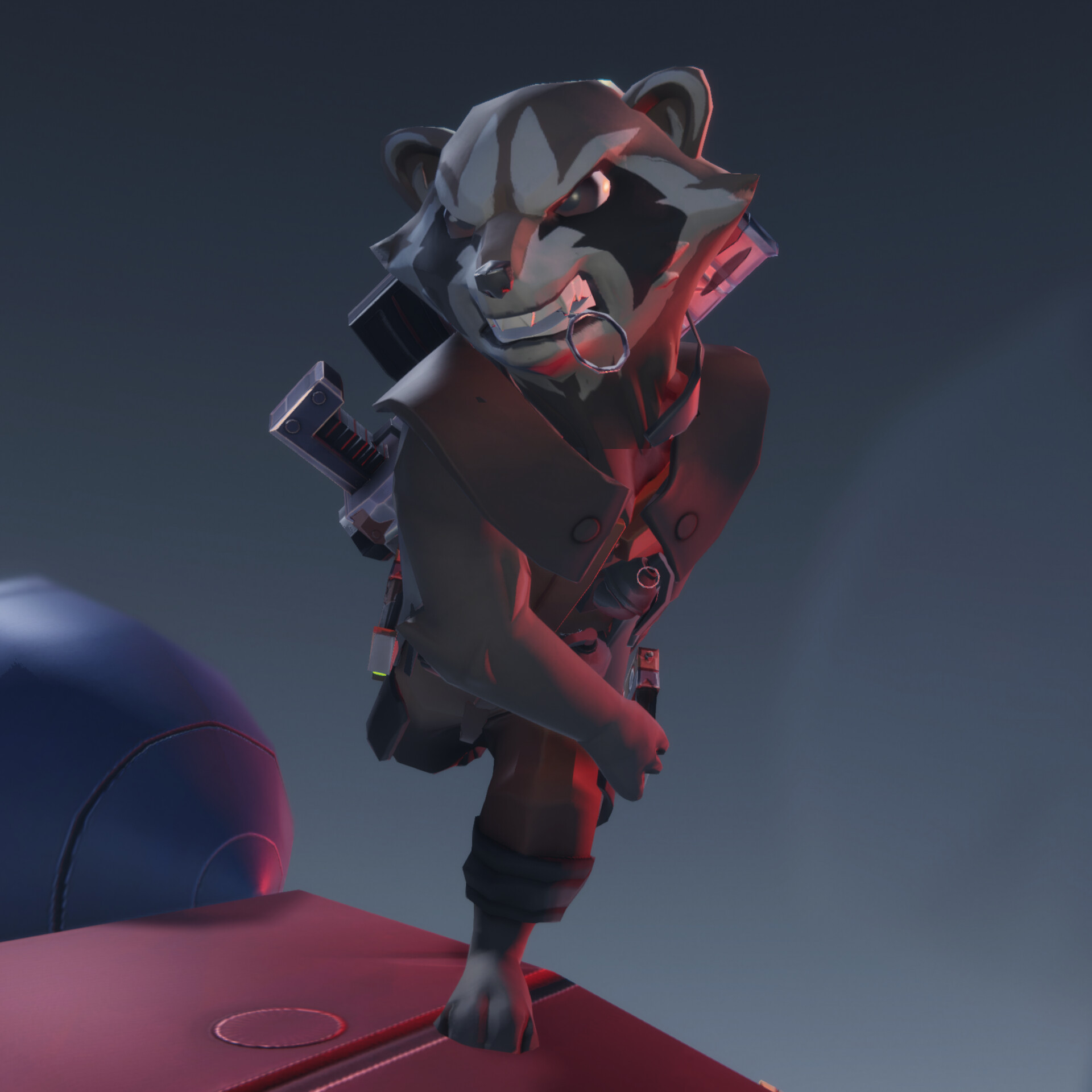 ArtStation - Stylized Rocket Racoon diorama