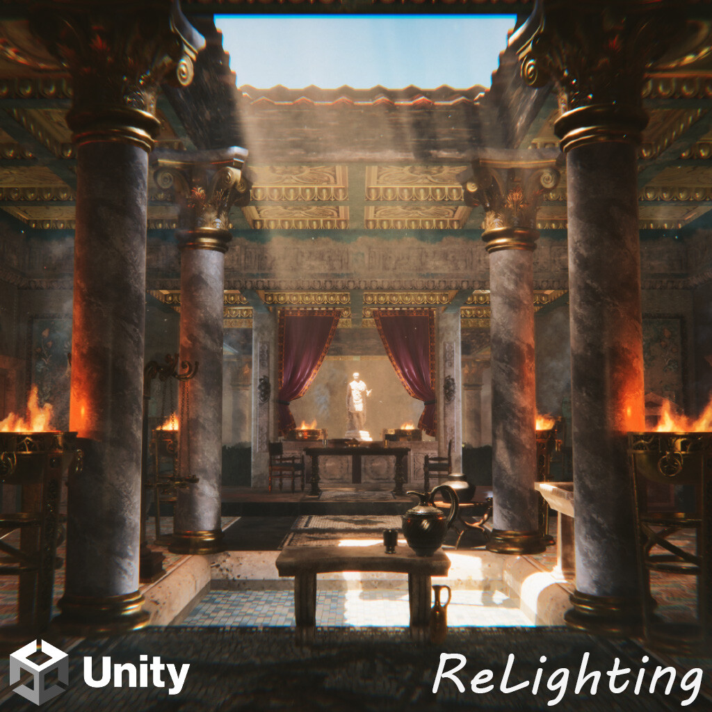 ArtStation - Unity HDRP Rome ReLighting