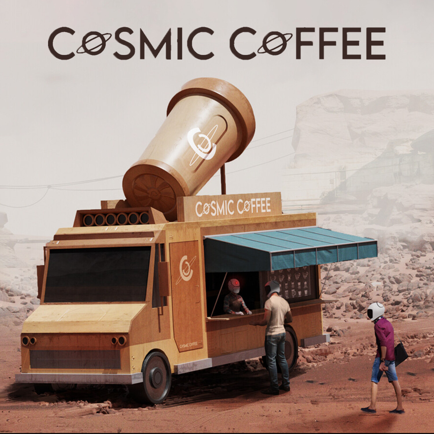 ArtStation Cosmic Coffee Foodtruck