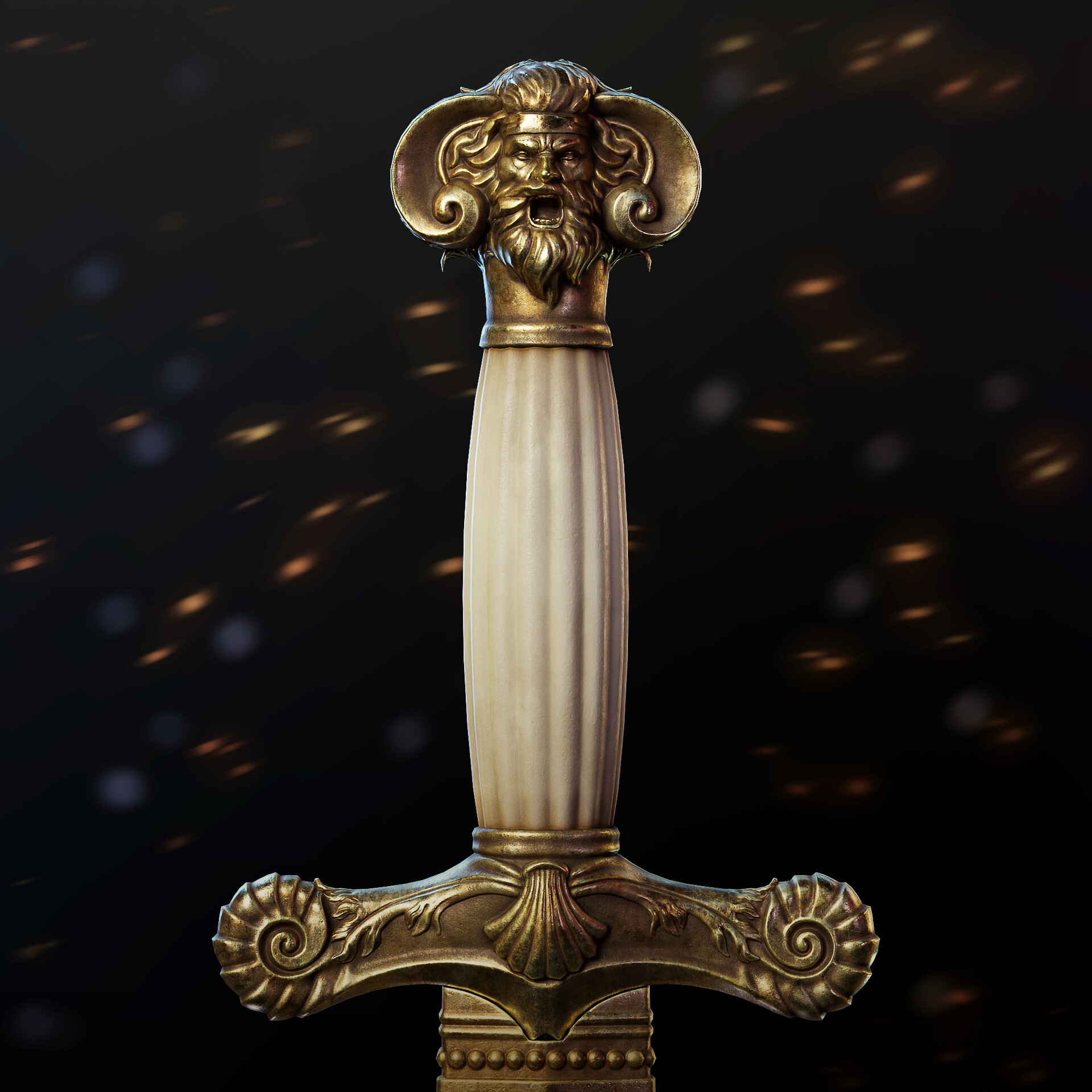 ArtStation Ornate Dagger   Halil Can Yigitler Halil Can Yigitler Thumbnail 