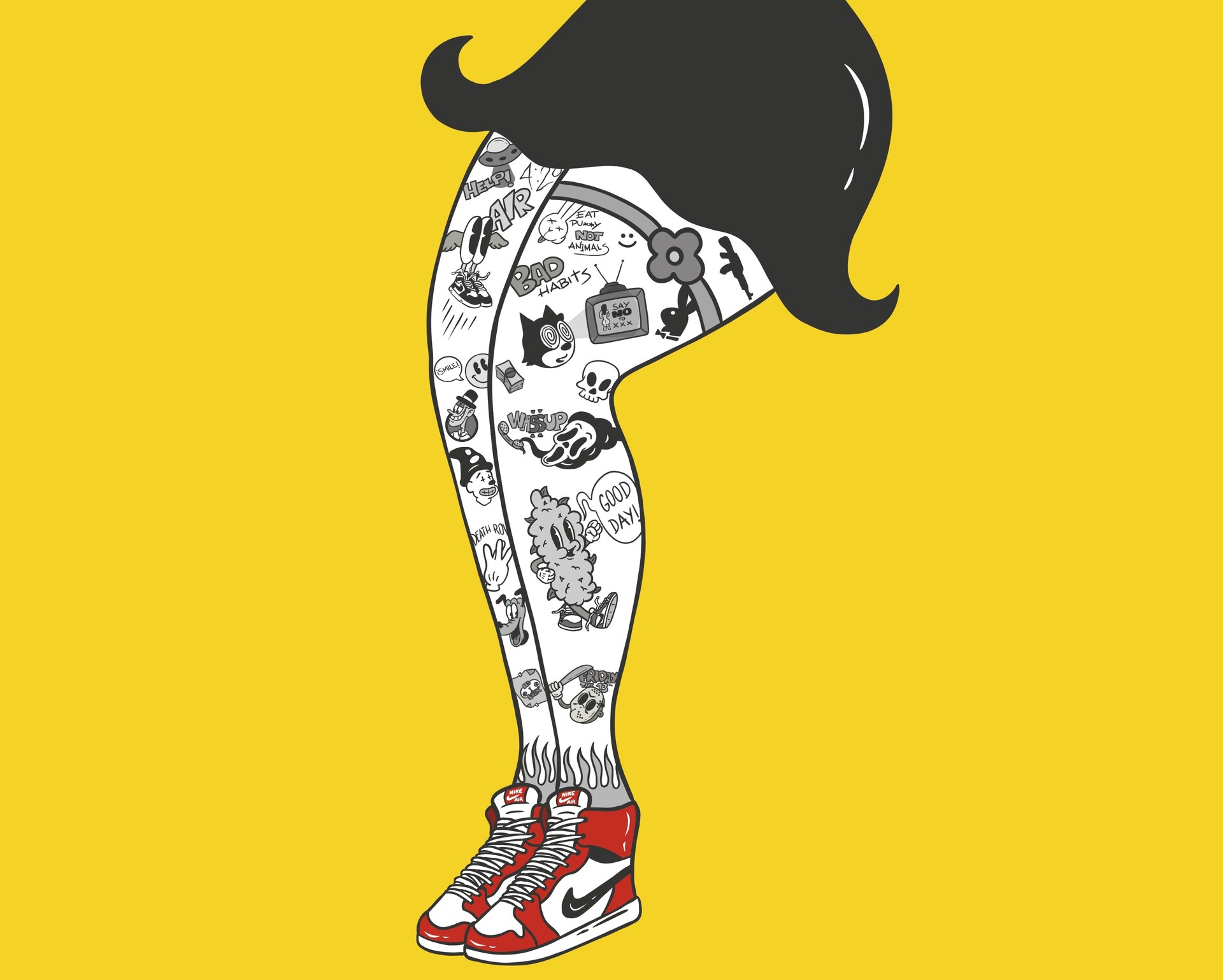 ArtStation - Betty Boop with nike shoes
