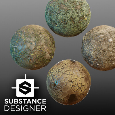 ArtStation - Mud & Grass Materials Collection