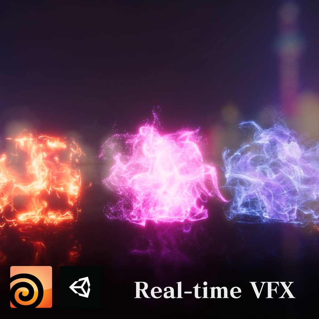 ArtStation - RealtimeVFX wip.R&D and breakdown of VisualEffectGraph.