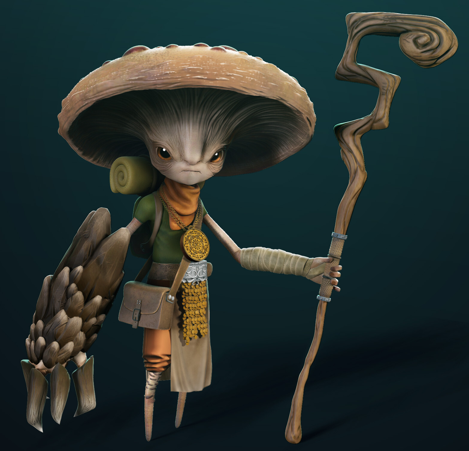 ArtStation - Mushroom sculpt