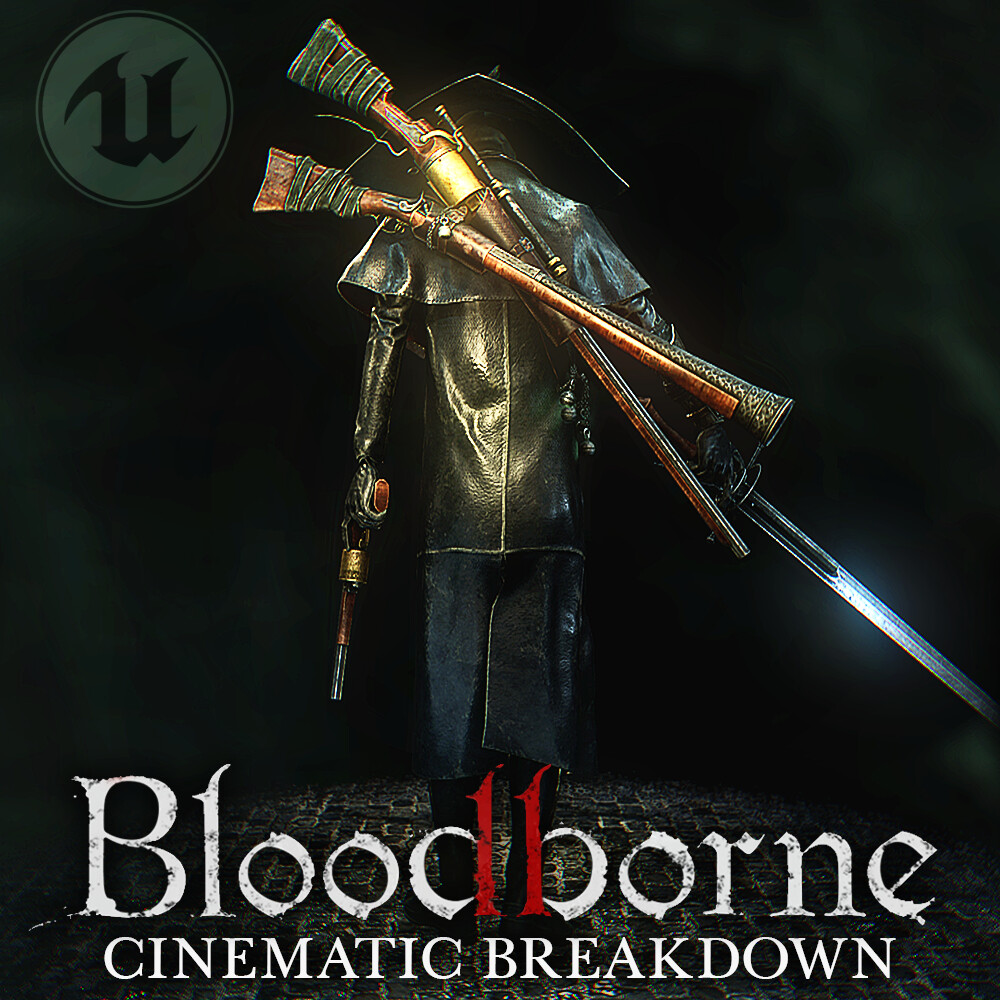 ArtStation Designing A Bloodborne Hunter For Real Time Cinematic   Dmytro Radushynskyi Dmytro Radushynskyi Thumbartcinematicbreakdown2 