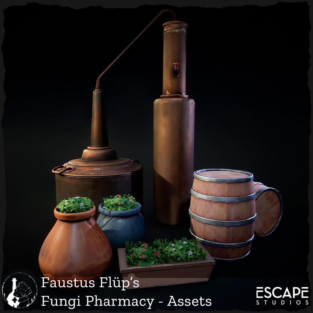 Faustus Flüp’s Fungi Pharmacy - Asset Breakdowns