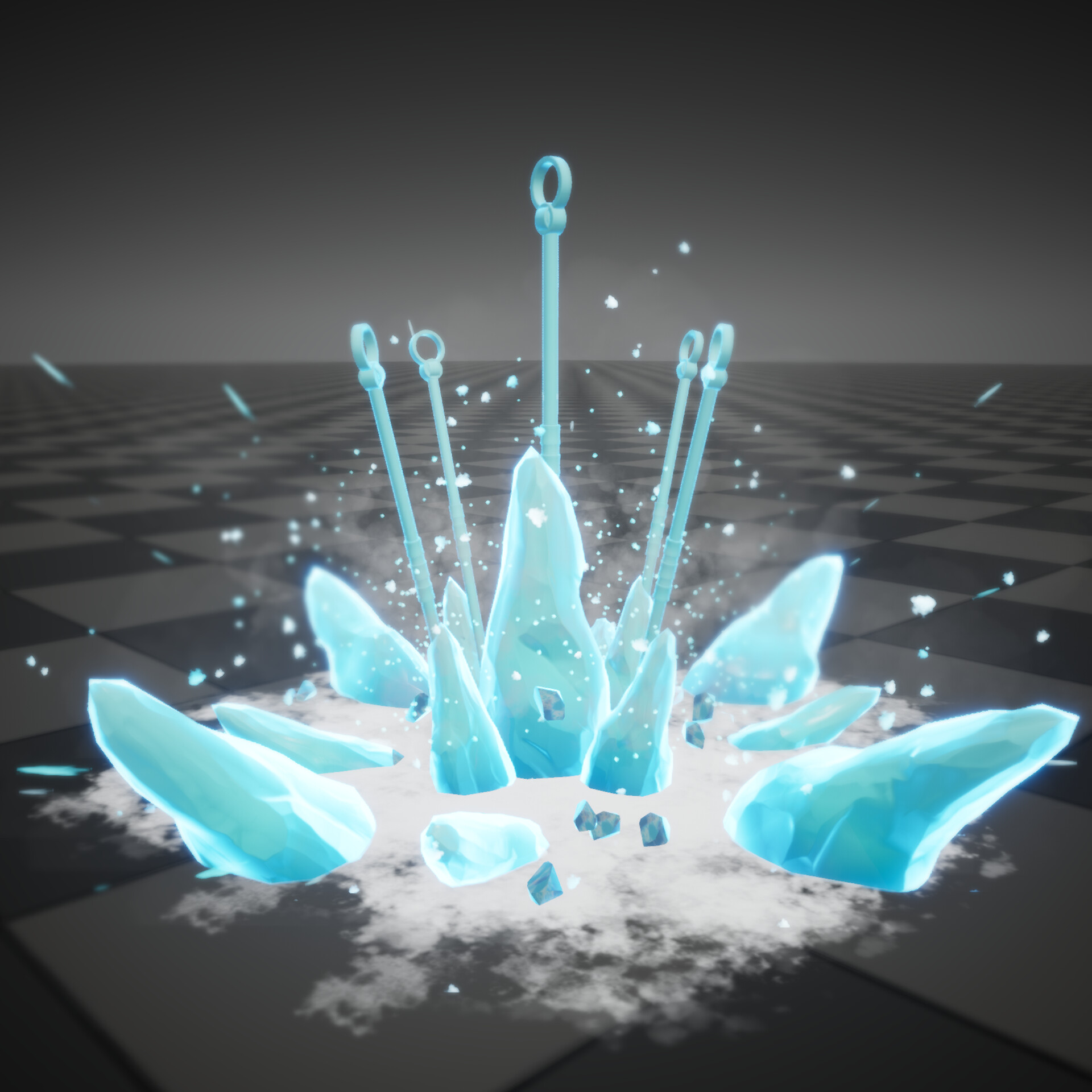 ArtStation VFX Ice Spears