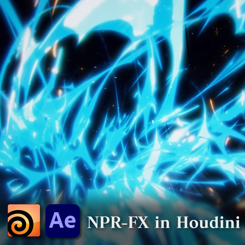 ArtStation - Anime Style NPR effects and breakdowns created in Houdini.