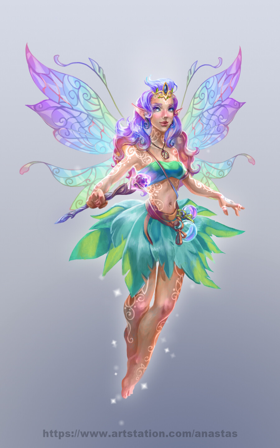 ArtStation La reine des Fées