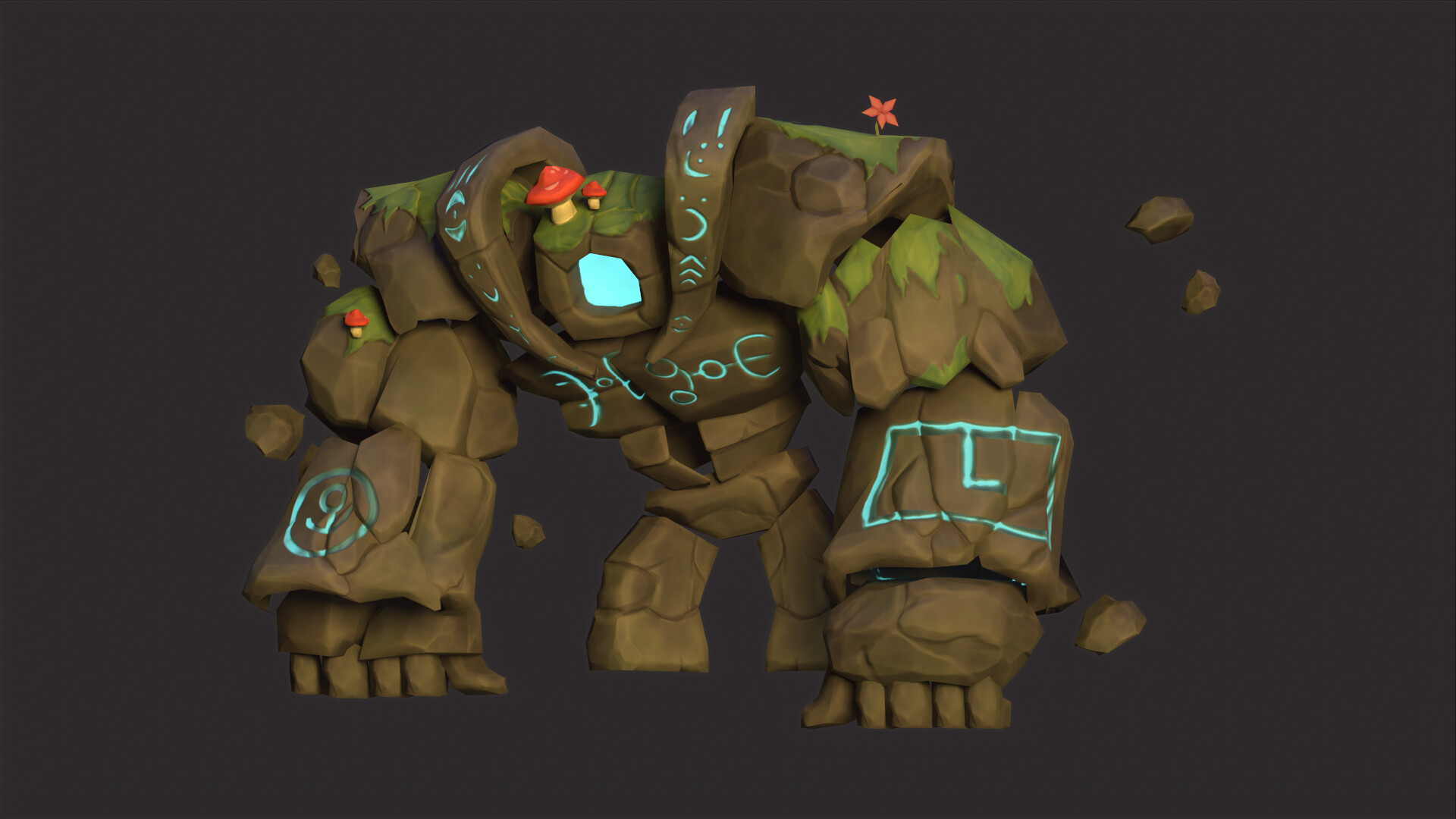 ArtStation Rock Golem   Diana Trafimova Diana Trafimova Sdfds 008 