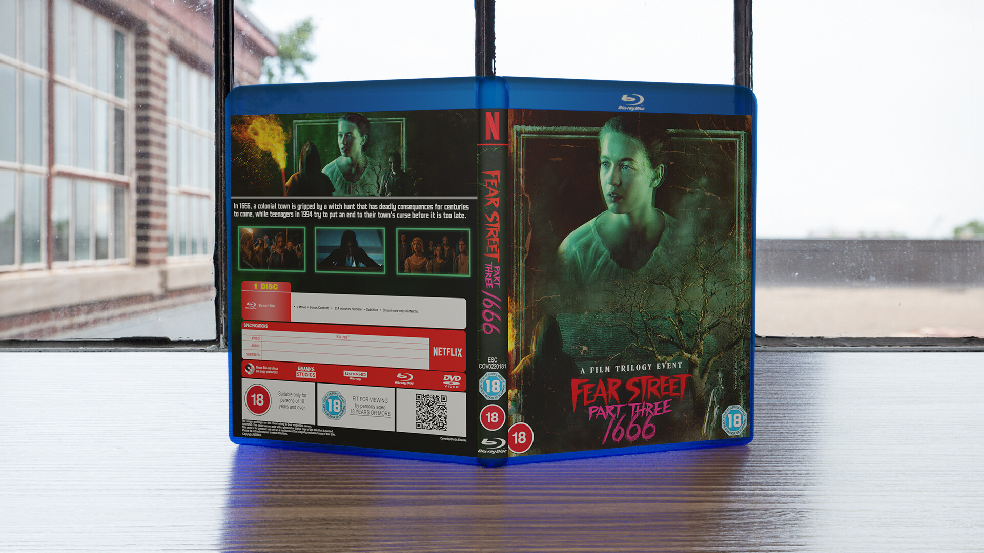ArtStation - Fear Street Part Three: 1666 Custom Blu-ray Cover