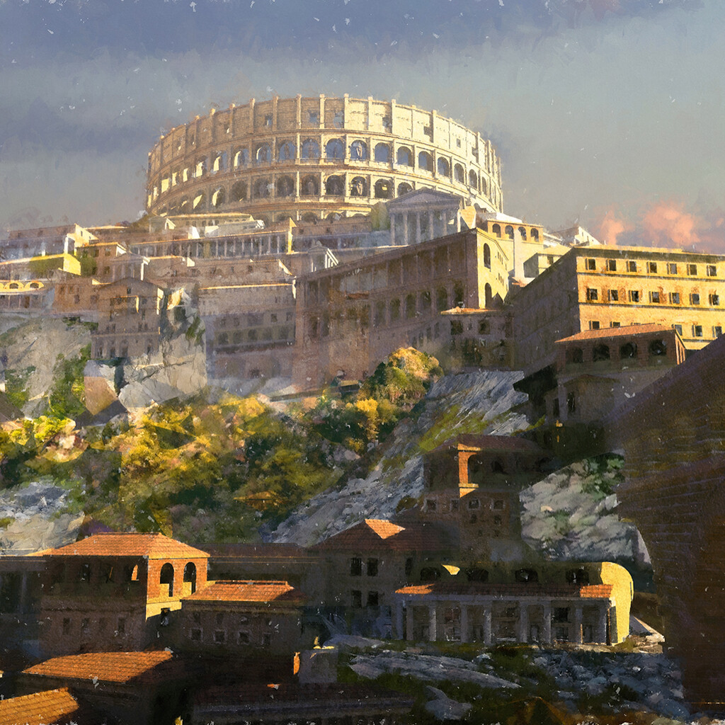 Artstation Rome Colosseum