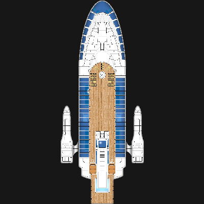 luxury 3000 space yacht