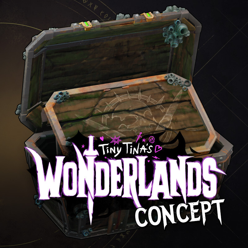 Tiny Tina's Wonderlands Concept - Sunken Ammo Chest