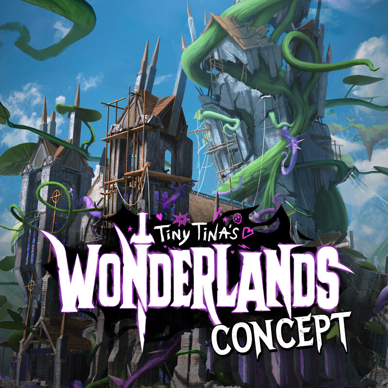 Tiny Tina's Wonderlands Concept - Tangledrift Church