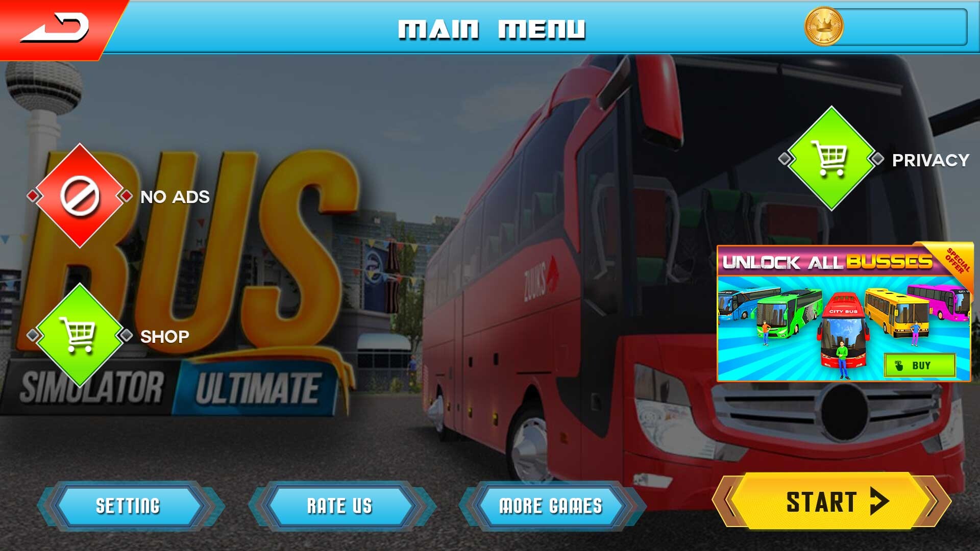 ArtStation Bus Game Ui Ux Design For games