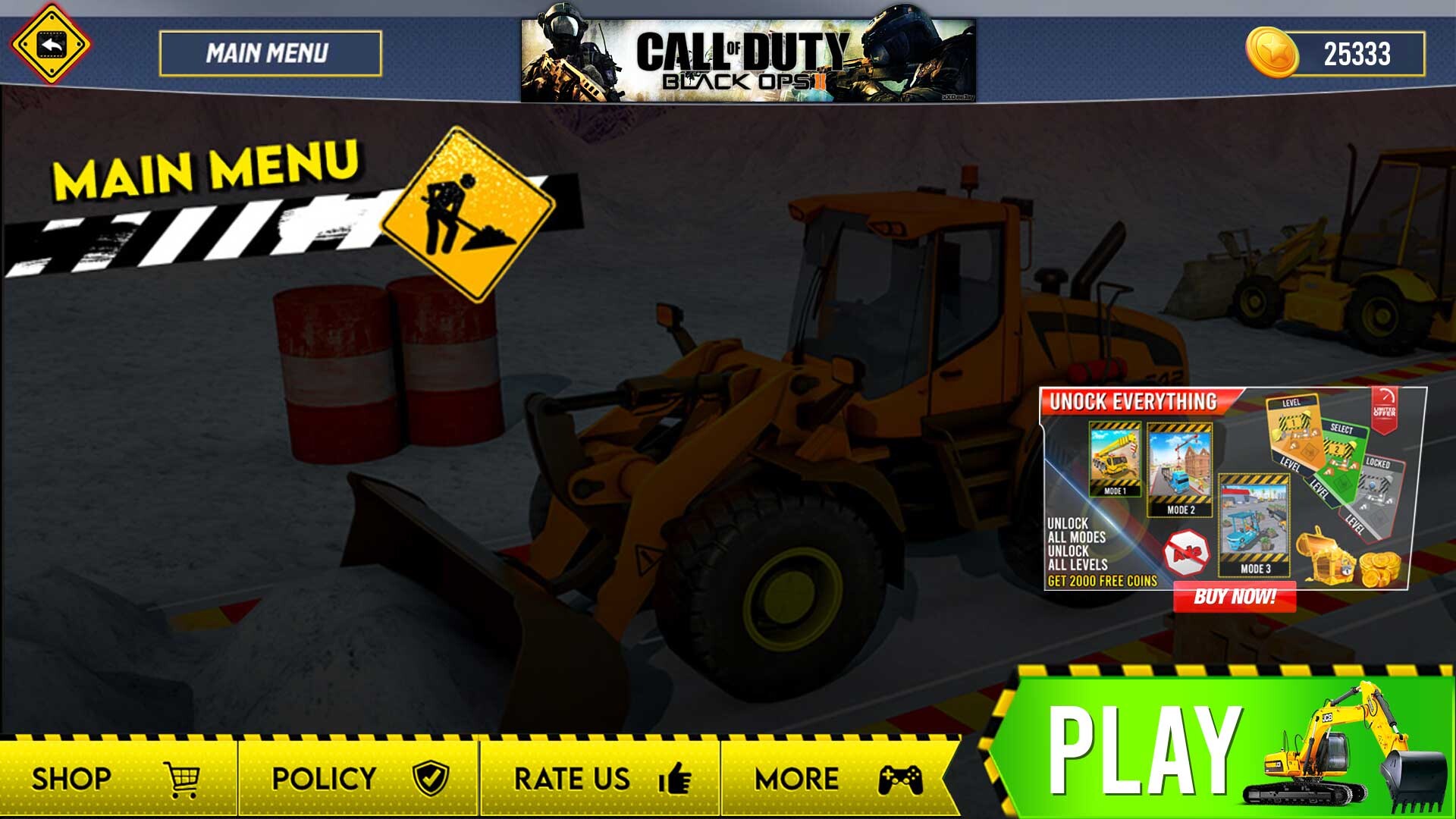 ArtStation Construction game ui Ux Design For GAMES And Apps