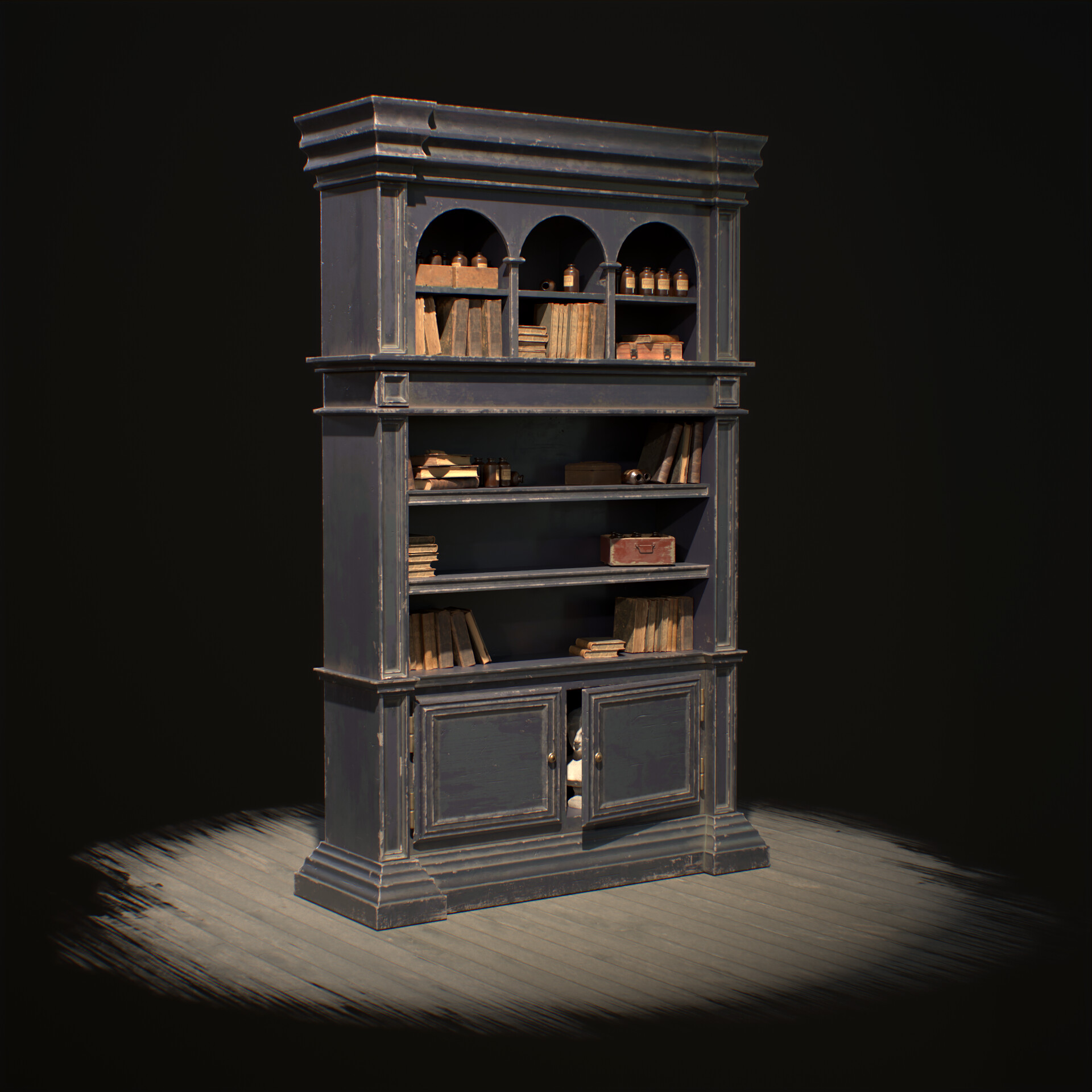 ArtStation Antique Bookcase