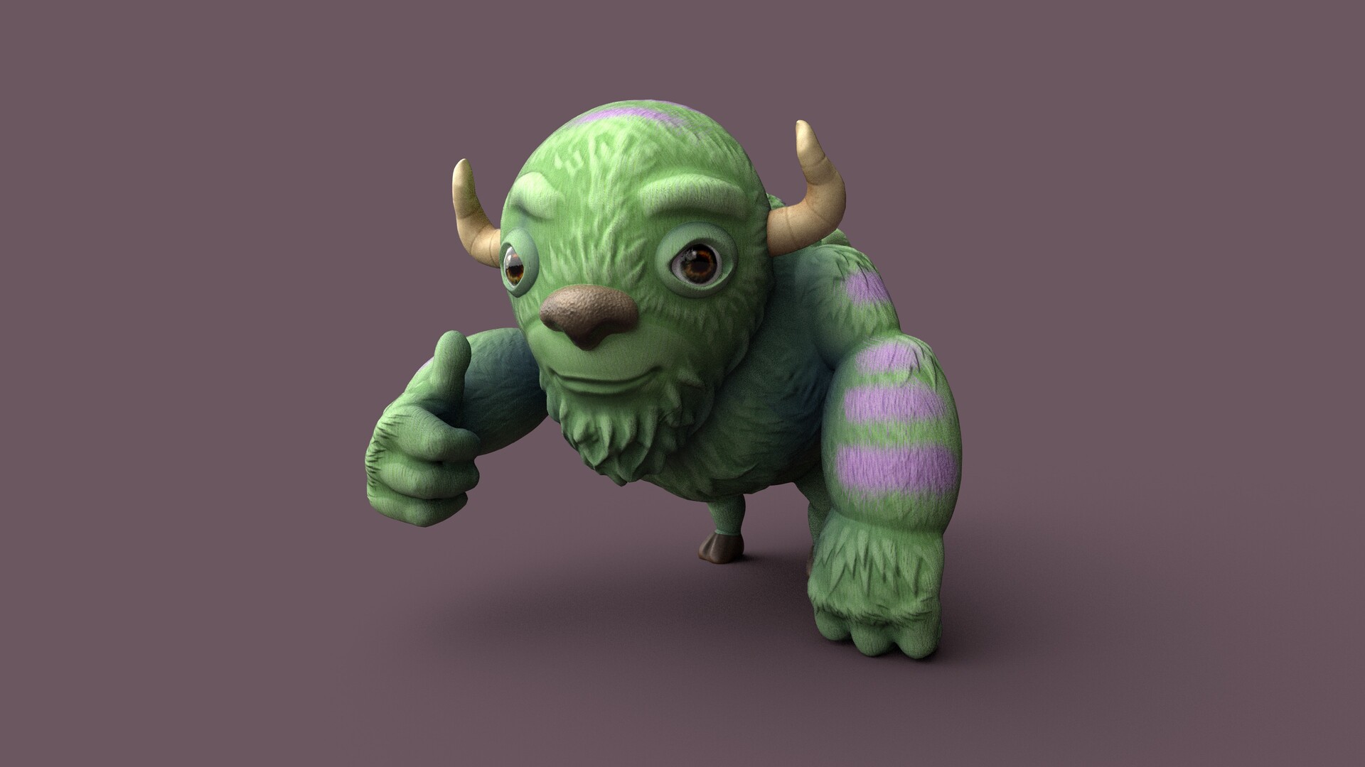 ArtStation - Monsters Inc. Monster Design - Douglas