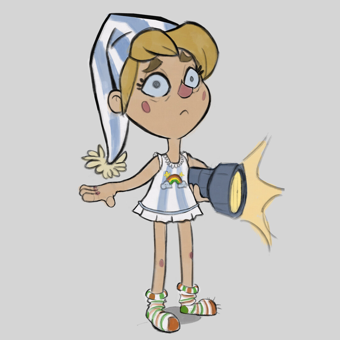 ArtStation Lights out the kid