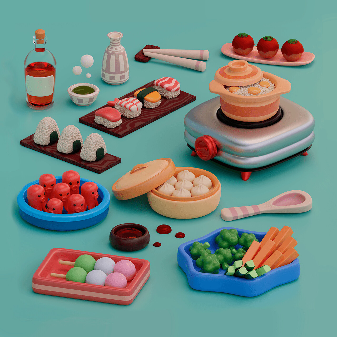 ArtStation Japanese Kitchen