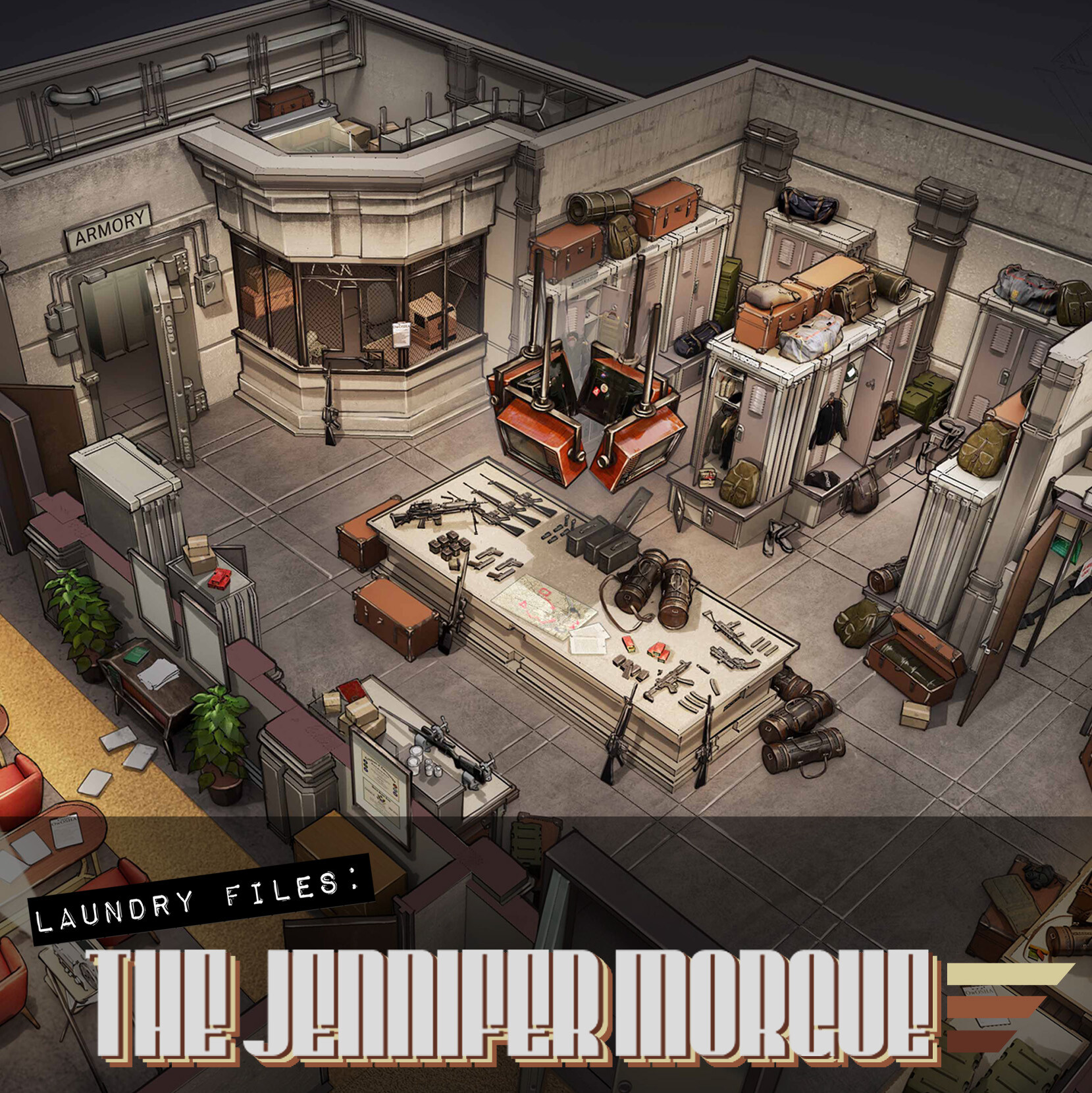 ArtStation The Laundry Files Laundry Arsenal Cutaway