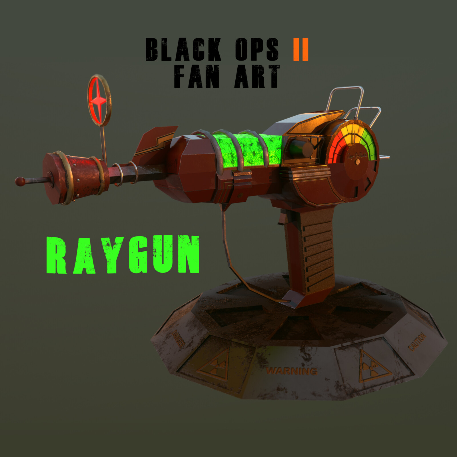 Raygun - Low Poly