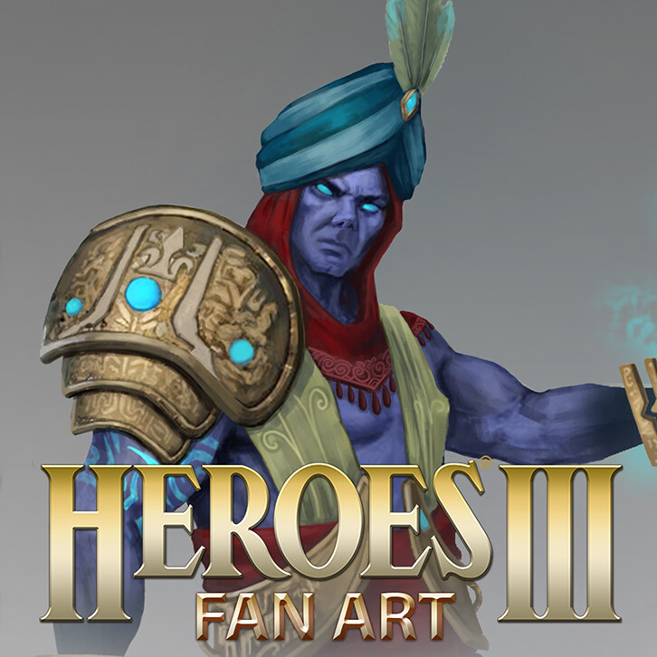 ArtStation - Genie - Heroes 3 redesign