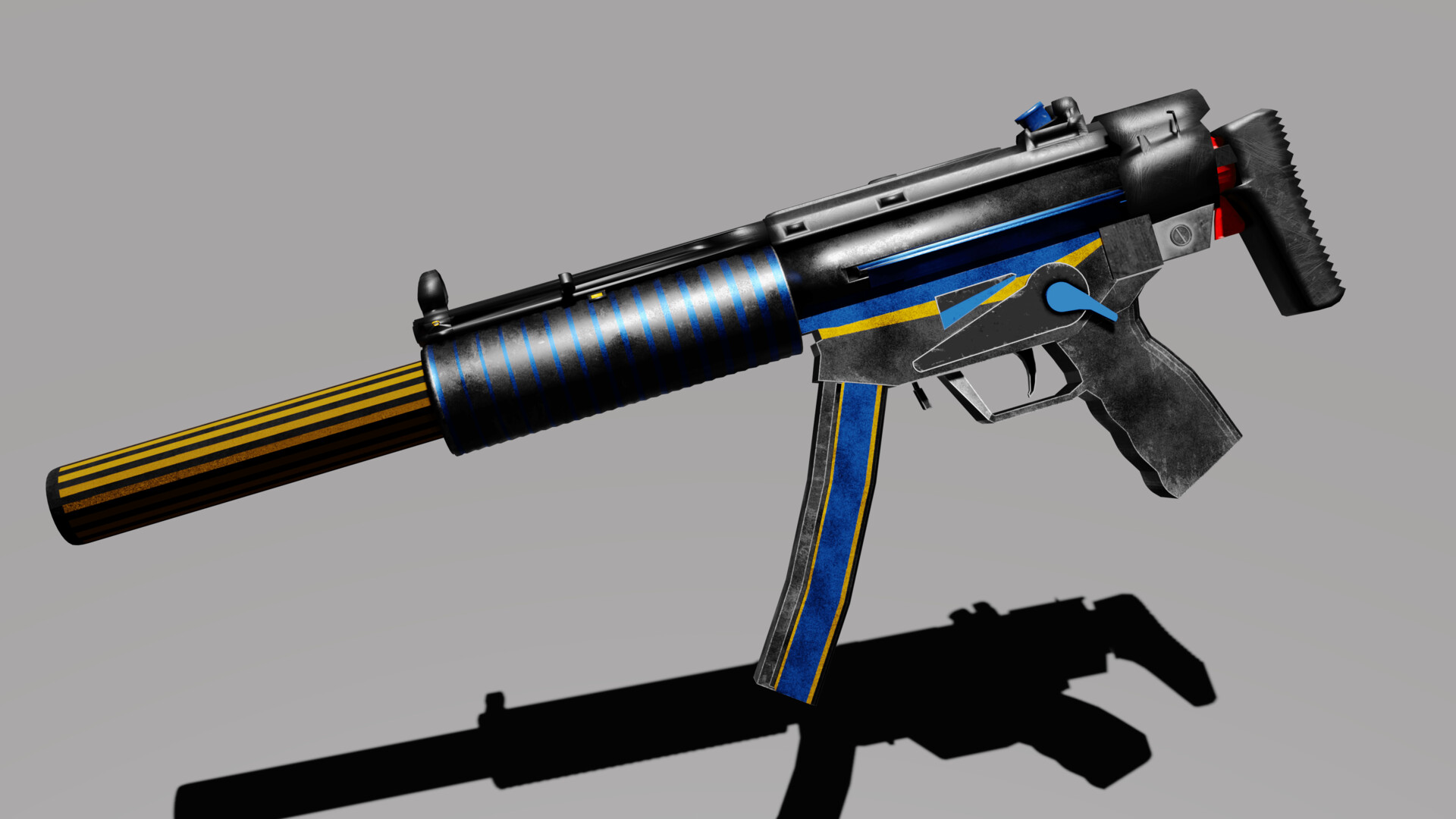 ArtStation - mp5 gun