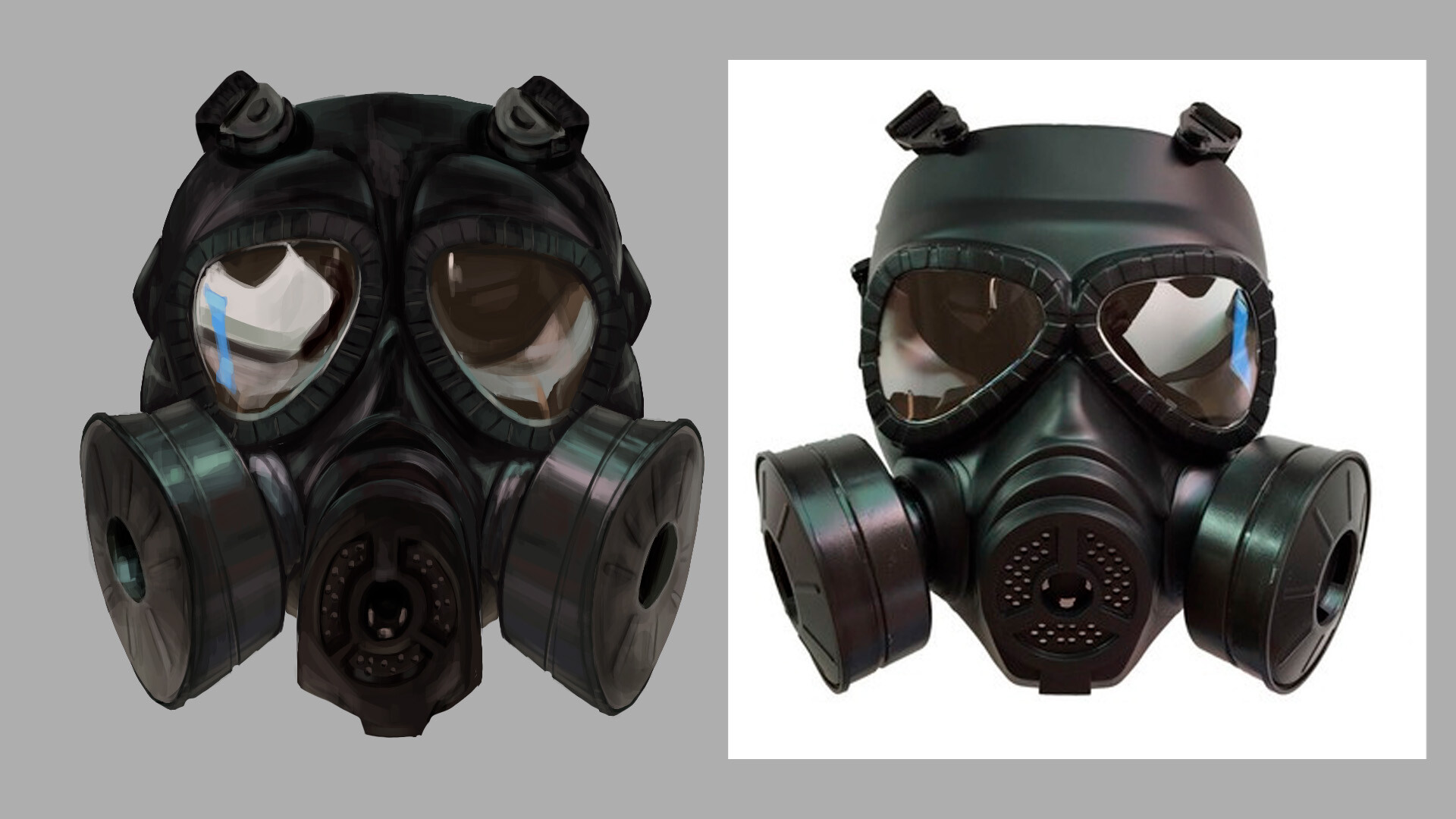 ArtStation - Stylization - Gas Mask