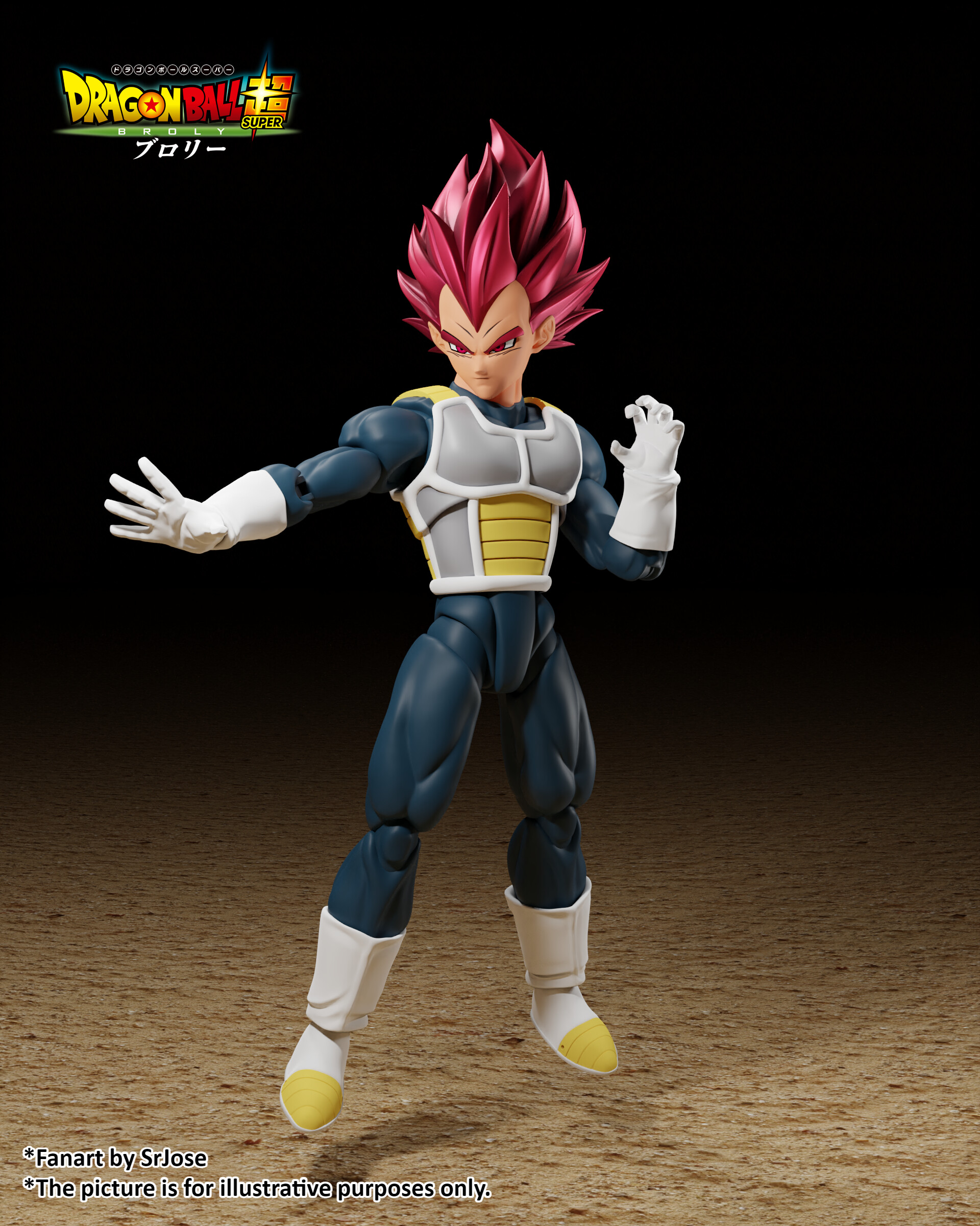 ArtStation - Dragon Ball Super: Broly - Vegeta SSJ God