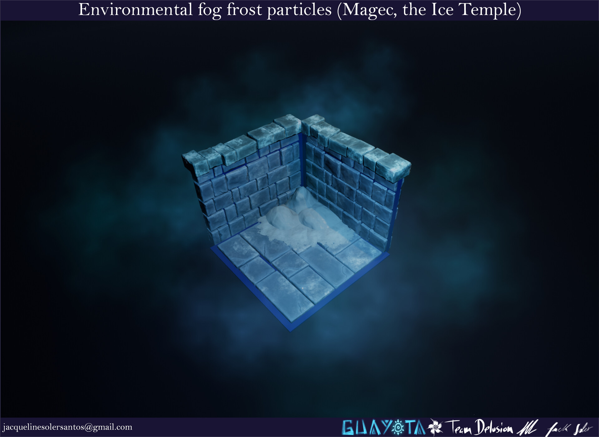 ArtStation - Environmental fog frost particles